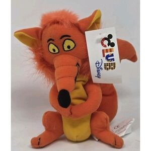 NEW Club Disney Mary Poppins Orange Fox Plush Stuffed Animal 7" Vintage 1998 NWT